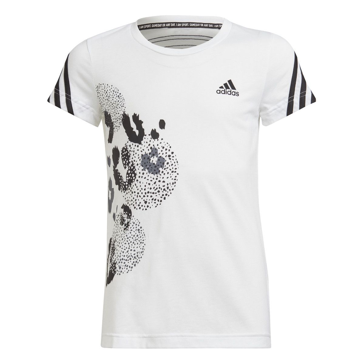 adidas 3-Stripes Graphic Girls' Tennis T-Shirt H26605