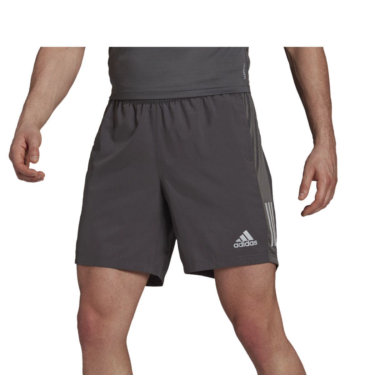 adidas Own the Run Men's Shorts Grey Six H34502