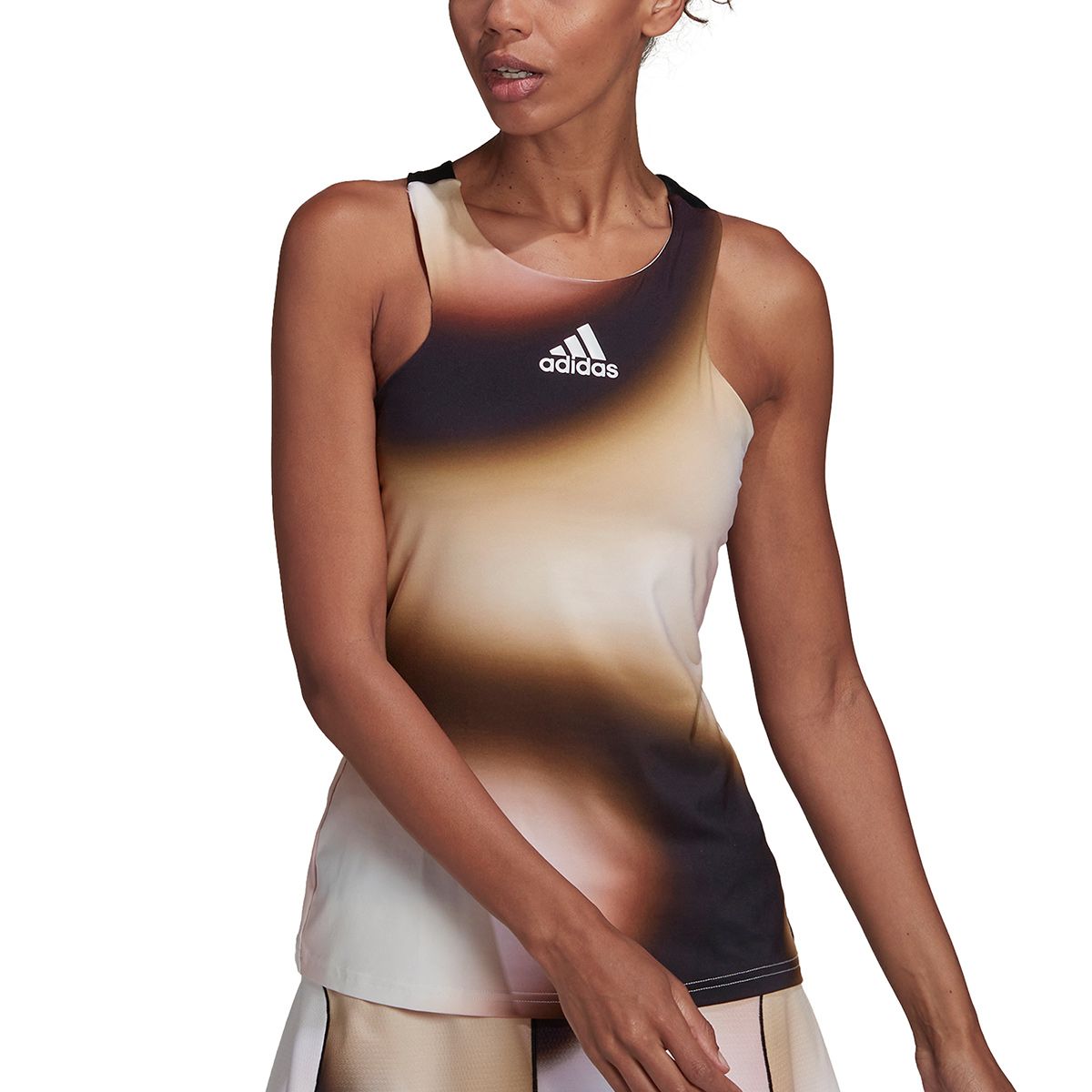 adidas Melbourne Women's Tennis Printed Y-Tank HA3345