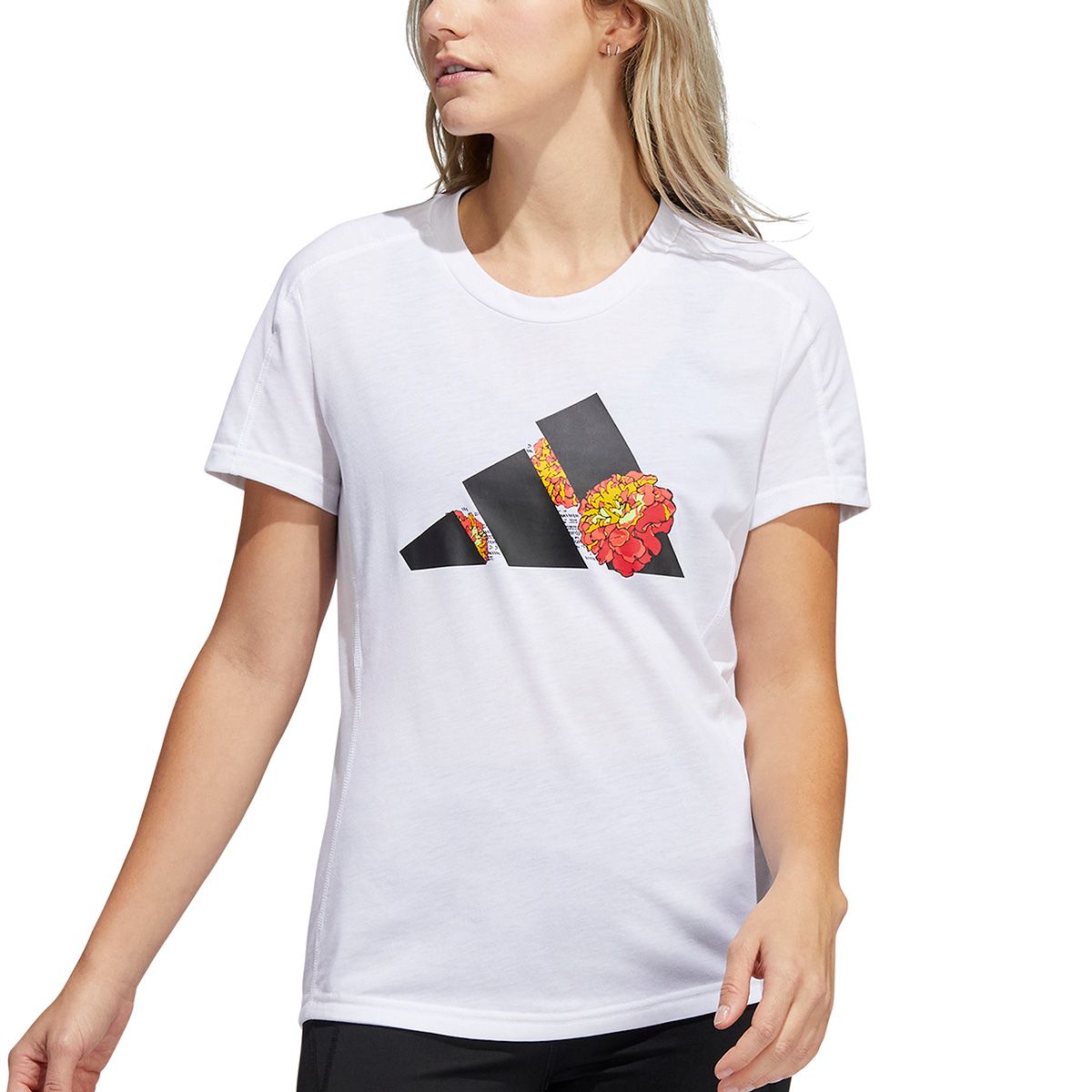 adidas Aeroready Flower Graphic Women's Running T-Shirt HA66
