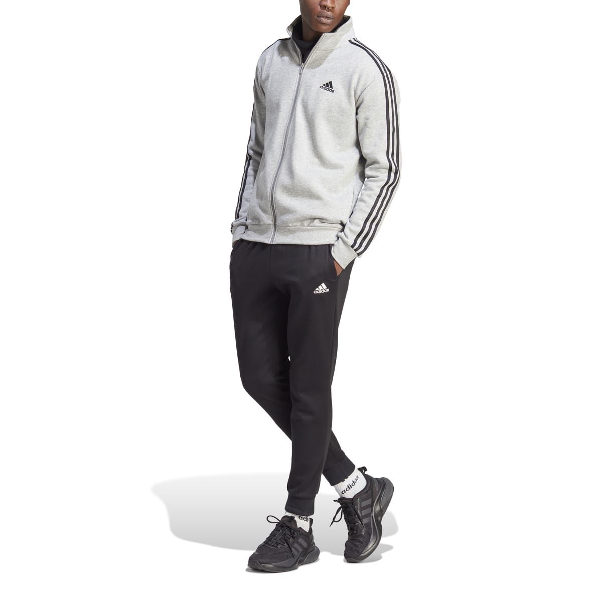 adidas Basic 3-Stripes Fleece Men's Tracksuit IA3073