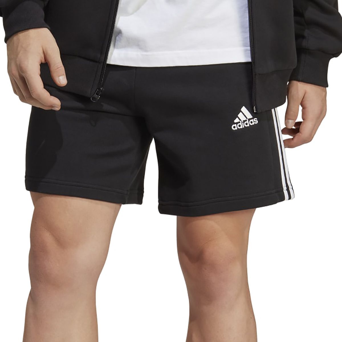 adidas Εssentials French Terry 3 Stripes Men's Shorts IC9435