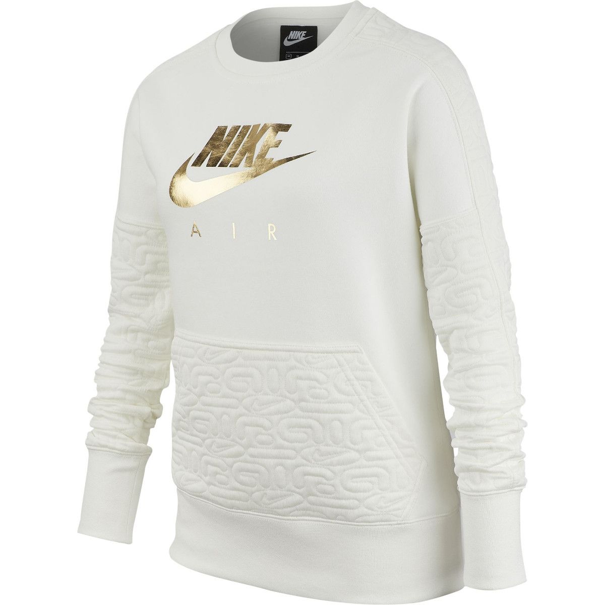 Nike Air Girls' Long-Sleeve Fleece Top BV2703-133