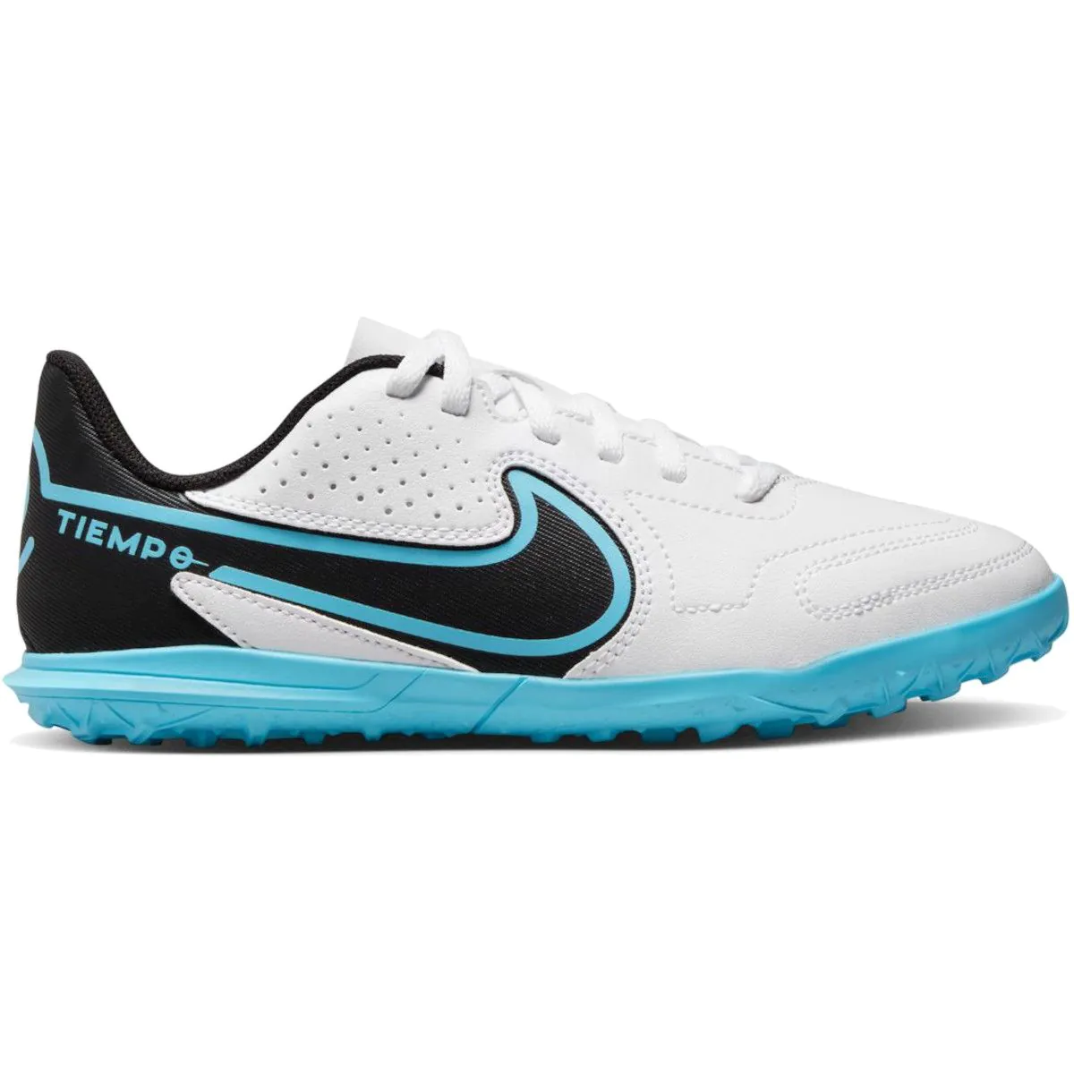 Nike Jr. Tiempo Legend 9 Club TF Kids\' Turf Soccer Shoes DA1