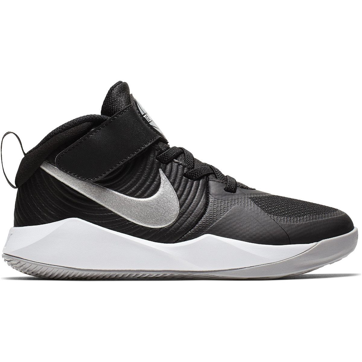Nike Team Hustle D 9 Boy's Basketball Shoes (PS) AQ4225-001