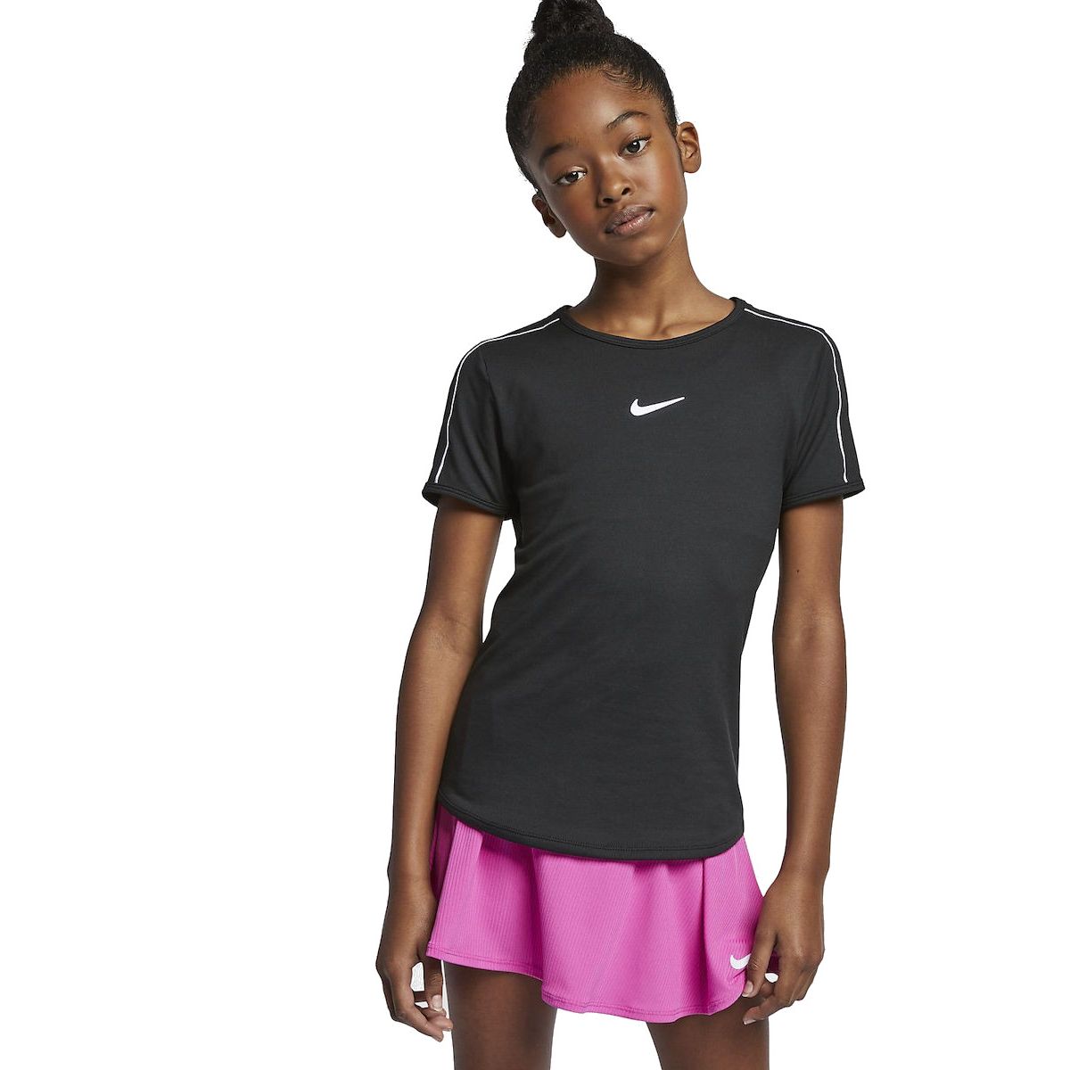 NikeCourt Dri-FIT Girl's Tennis Top AR2348-010
