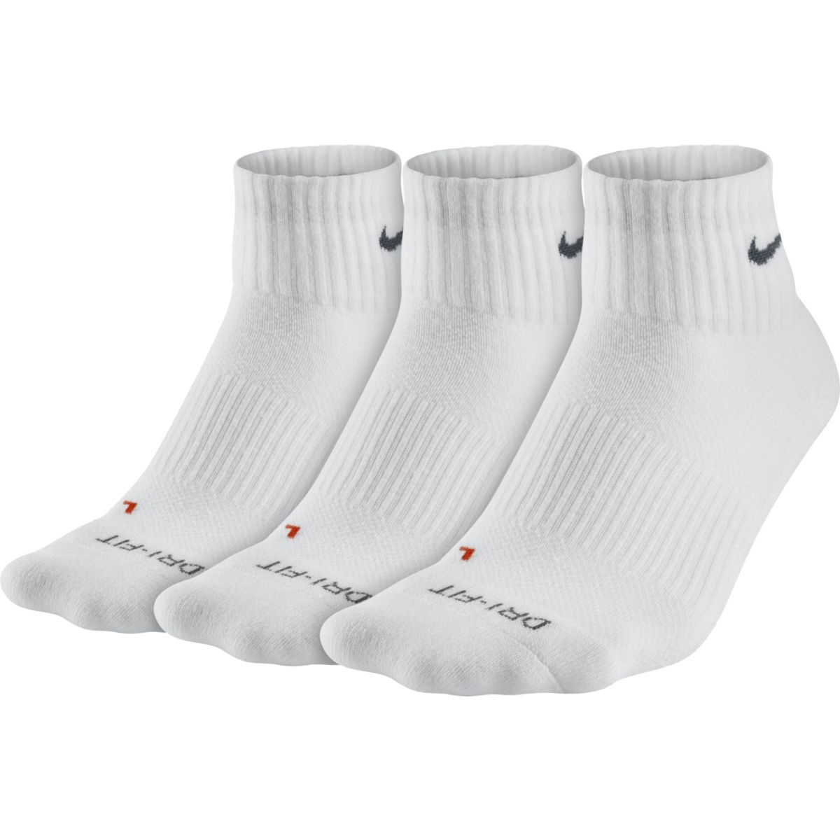 Nike 3P Dri-FIT Half Cushion Quarter Socks (3 pairs) SX4098-