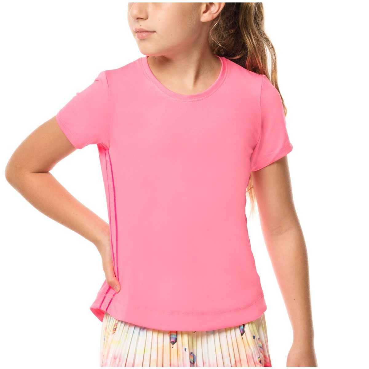 Lucky In Love Dynamic High-Low Girls' T-Shirt T188-648