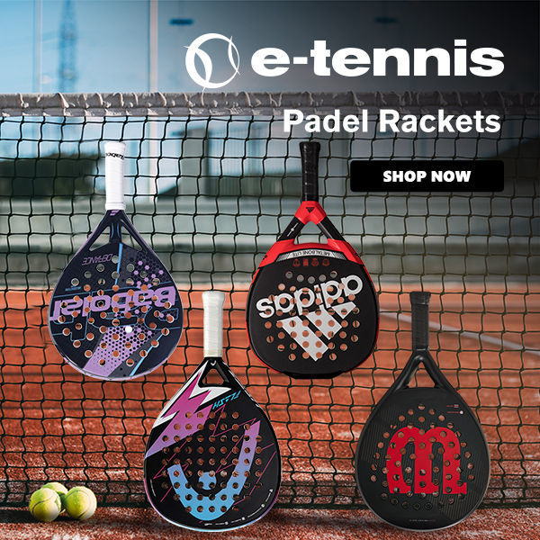 e-tennis - Tennis racquets, bags, tennis shoes & apparel